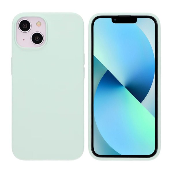 Rvelon iPhone 13/iPhone 14 Skal Silikon Grön