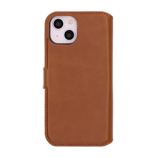 Rvelon iPhone 13/iPhone 14 Fodral Magnetiskt Avtagbart Skal Brun