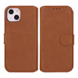 Rvelon iPhone 13/iPhone 14 Fodral Magnetiskt Avtagbart Skal Brun