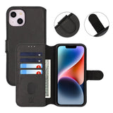 Rvelon iPhone 13/iPhone 14 Fodral Magnetiskt Avtagbart Skal Svart