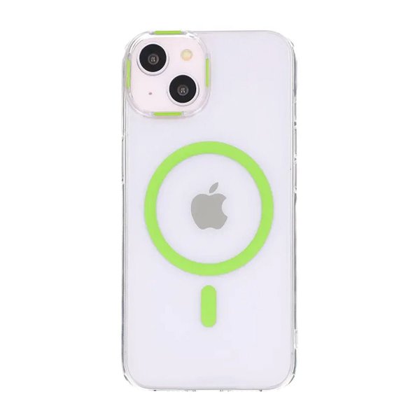 iPhone 13/iPhone 14 Skal TPU MagSafe Grön