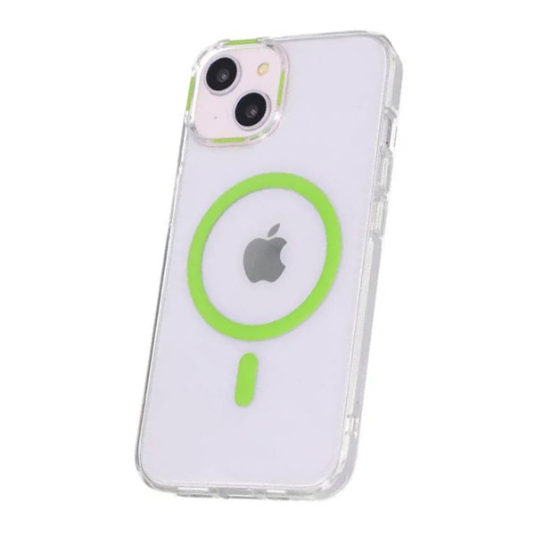 iPhone 13/iPhone 14 Skal TPU MagSafe Grön