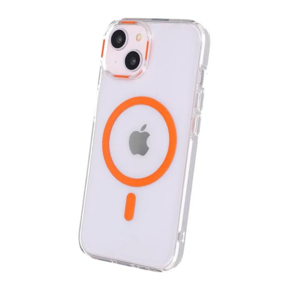 iPhone 13/iPhone 14 Skal TPU MagSafe Orange