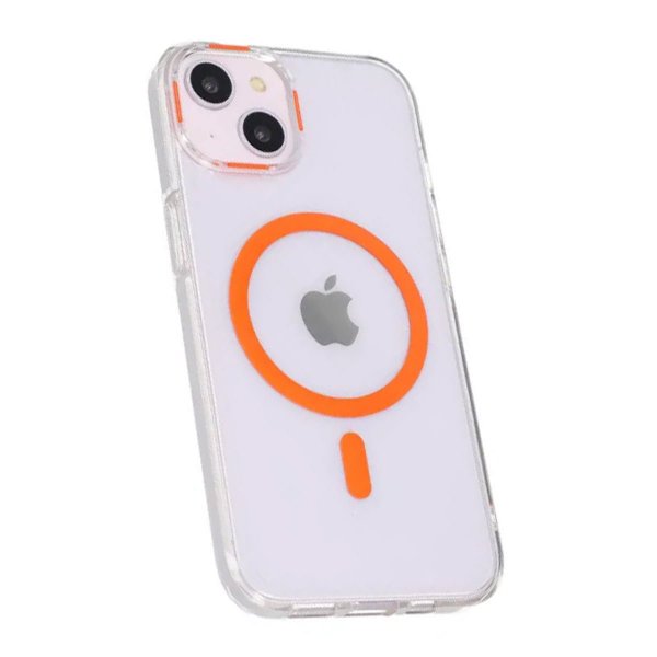 iPhone 13/iPhone 14 Skal TPU MagSafe Orange