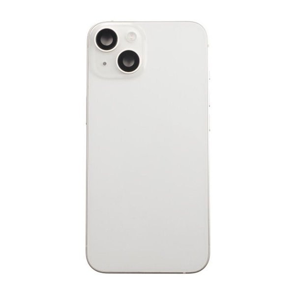 iPhone 14 Baksida med Komplett Ram - Vit