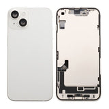 iPhone 14 Baksida med Komplett Ram - Vit