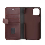 Buffalo iPhone 13/14/15 Fodral 2-in-1 Detachable Wallet Brun
