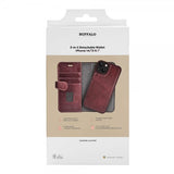 Buffalo iPhone 13/14/15 Fodral 2-in-1 Detachable Wallet Brun