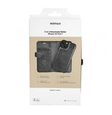 Buffalo iPhone 13/14/15 Fodral 2-in-1 Detachable Wallet Svart