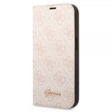 Guess iPhone 13/14/15 Fodral 4G Logo Rosa