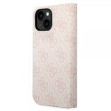 Guess iPhone 13/14/15 Fodral 4G Logo Rosa