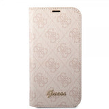 Guess iPhone 13/14/15 Fodral 4G Logo Rosa