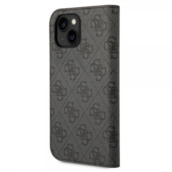 Guess iPhone 13/14/15 Fodral 4G Logo Svart