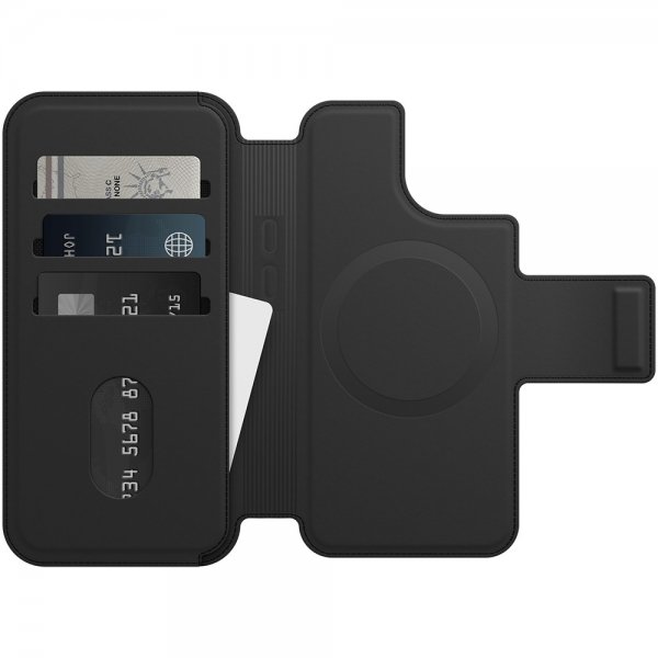 Otterbox iPhone 14 Fodral MagSafe Folio Svart