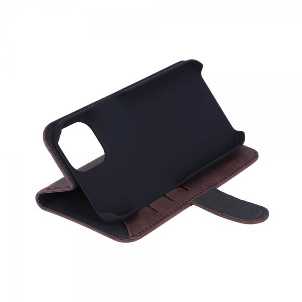 Gear iPhone 13/14/15 Fodral med Kortfack Brun