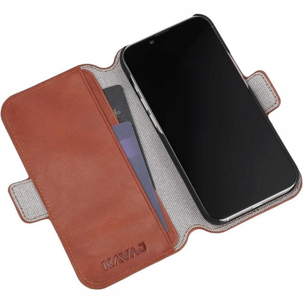 KAVAJ iPhone 14 Fodral Phoenix Brun