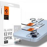 Spigen iPhone 14/iPhone 14 Plus Kameraskydd GLAS.tR EZ Fit Optik Pro Blå 2-pack