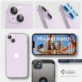Spigen iPhone 14/iPhone 14 Plus Kameraskydd GLAS.tR EZ Fit Optik Pro Lila 2-pack