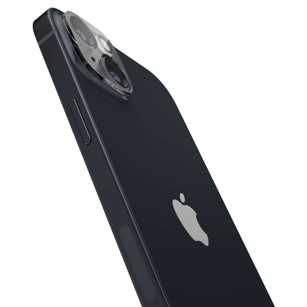 Spigen iPhone 14/iPhone 14 Plus Kameraskydd Glas.tR Optik 2-pack Crystal Clear