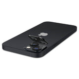 Spigen iPhone 14/iPhone 14 Plus Kameraskydd Glas.tR Optik 2-pack Svart