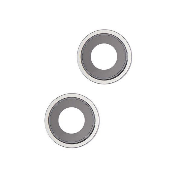 iPhone 14 Kameralins med Ram - Sliver