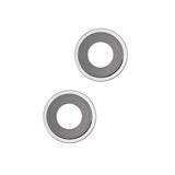iPhone 14 Kameralins med Ram - Sliver