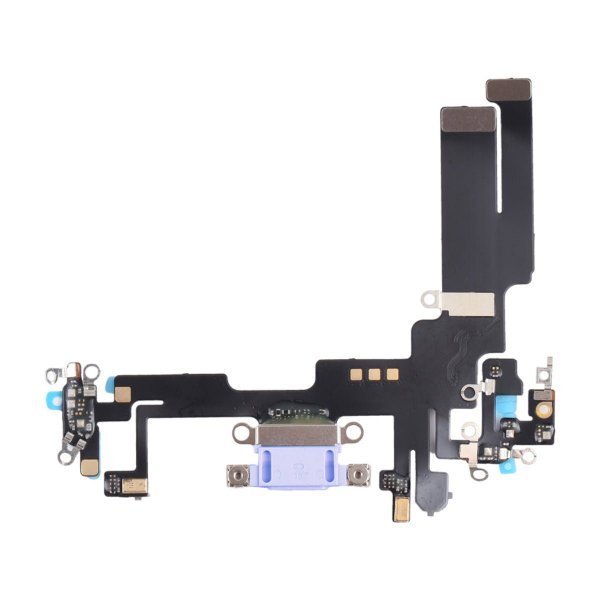 iPhone 14 Laddkontakt med Flexkabel Original - Blå