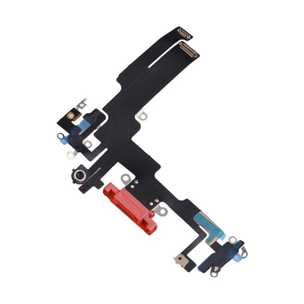 iPhone 14 Laddkontakt med Flexkabel Original - Röd