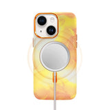 iPhone 14 Skal Mönster Abstrakt Orange