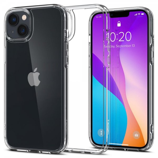 Spigen iPhone 14 Plus Skal Crystal Hybrid Crystal Clear
