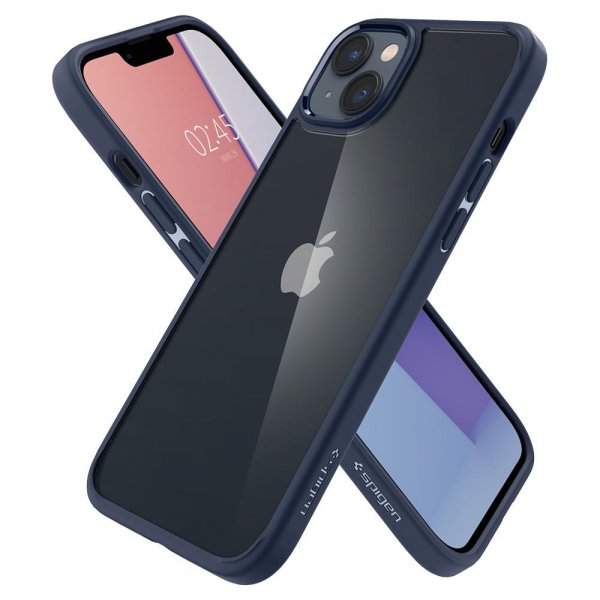 Spigen iPhone 14 Plus Skal Crystal Hybrid Navy Blue