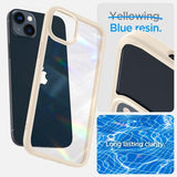 Spigen iPhone 14 Plus Skal Crystal Hybrid Sand Beige