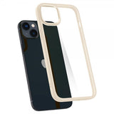 Spigen iPhone 14 Plus Skal Crystal Hybrid Sand Beige