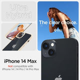 Spigen iPhone 14 Plus Skal Crystal Hybrid Sand Beige