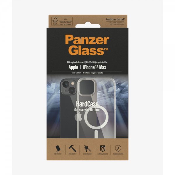 PanzerGlass iPhone 14 Plus Skal HardCase MagSafe Transparent