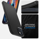 Spigen iPhone 14 Plus Skal Liquid Air Matte Black