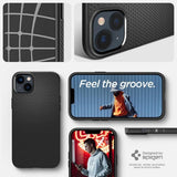 Spigen iPhone 14 Plus Skal Liquid Air Matte Black