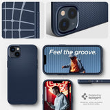 Spigen iPhone 14 Plus Skal Liquid Air Navy Blue