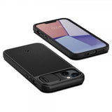 Spigen iPhone 14 Plus Skal Optik Armor MagFit Svart