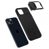 Spigen iPhone 14 Plus Skal Optik Armor MagFit Svart