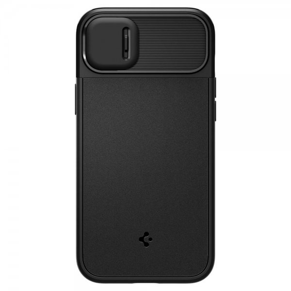 Spigen iPhone 14 Plus Skal Optik Armor MagFit Svart