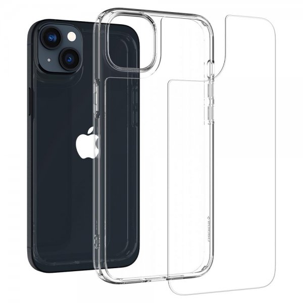Spigen iPhone 14 Plus Skal Quartz Hybrid Crystal Clear