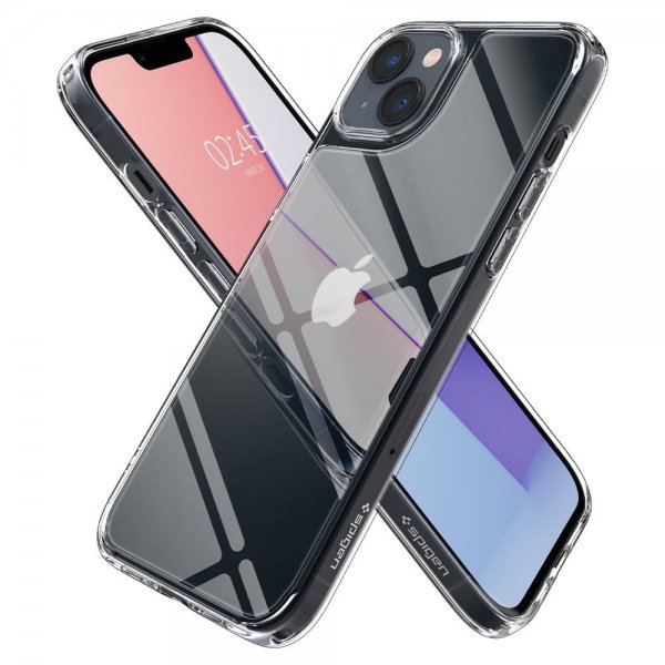 Spigen iPhone 14 Plus Skal Quartz Hybrid Crystal Clear