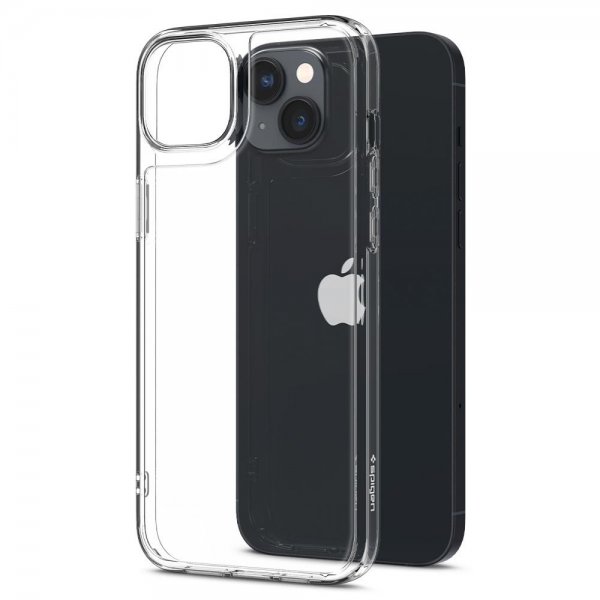 Spigen iPhone 14 Plus Skal Quartz Hybrid Crystal Clear