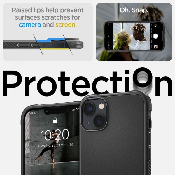 Spigen iPhone 14 Plus Skal Rugged Armor MagFit Matte Black