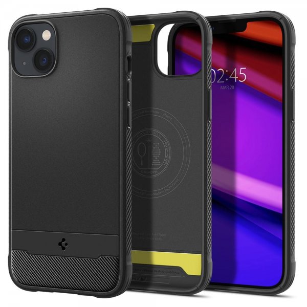 Spigen iPhone 14 Plus Skal Rugged Armor MagFit Matte Black