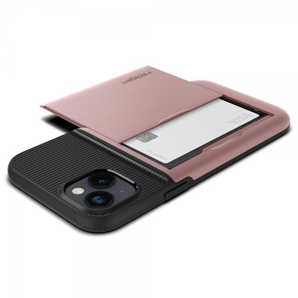 Spigen iPhone 14 Plus Skal Slim Armor CS Rose Gold