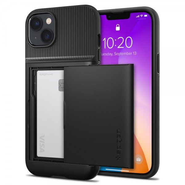 Spigen iPhone 14 Plus Skal Slim Armor CS Svart