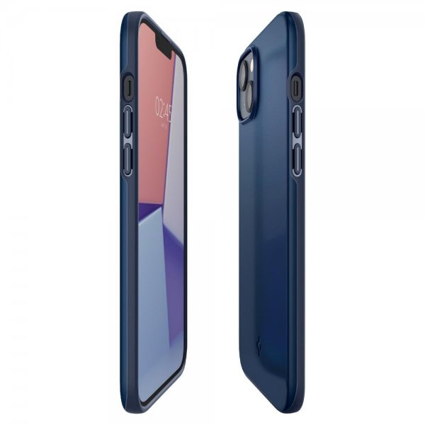 Spigen iPhone 14 Plus Skal Thin Fit Navy Blue