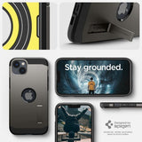 Spigen iPhone 14 Plus Skal Tough Armor MagFit Gunmetal